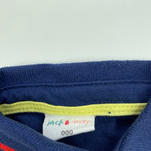 Load image into Gallery viewer, Boys Jack &amp; Milly, colourful cotton polo shirt top, GUC, size 000,  