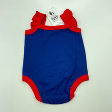 Load image into Gallery viewer, Girls Target, cotton singletsuit / romper, Australia, NEW, size 000,  