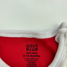 Load image into Gallery viewer, unisex Mini Klub, red cotton Christmas romper, GUC, size 0,  