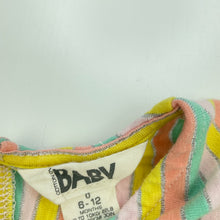 Load image into Gallery viewer, Girls Cotton On, striped casual dress, FUC, size 0, L: 38cm