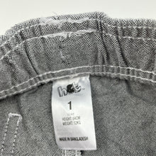 Load image into Gallery viewer, Boys H&amp;T, cotton shorts, elasticated, EUC, size 1,  
