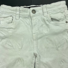 Load image into Gallery viewer, Girls Cotton On, distressed stretch denim shorts, adjustable, FUC, size 6,  