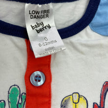 Load image into Gallery viewer, Boys Baby Berry, cotton romper, EUC, size 0,  