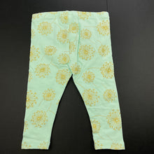 Load image into Gallery viewer, Girls Target, stretchy leggings / bottoms, dandelions, EUC, size 00,  
