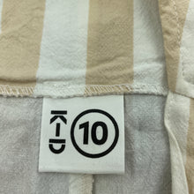 Load image into Gallery viewer, Girls KID, striped cotton overalls / playsuit, EUC, size 10,  