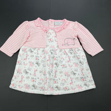 Load image into Gallery viewer, Girls Watch Me Grow, soft feel casual dress, EUC, size 00, L: 34cm