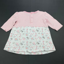 Load image into Gallery viewer, Girls Watch Me Grow, soft feel casual dress, EUC, size 00, L: 34cm