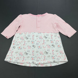 Girls Watch Me Grow, soft feel casual dress, EUC, size 00, L: 34cm