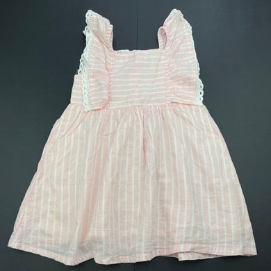 Girls Target, lined lightweight cotton dress, EUC, size 1, L: 45cm