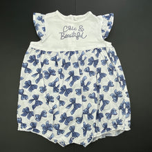 Load image into Gallery viewer, Girls Faggotino, lightweight cotton romper, FUC, size 00,  