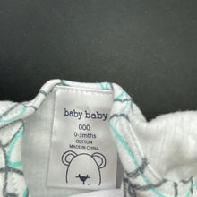 Load image into Gallery viewer, Boys Baby Baby, padded cotton t-shirt / top, dog, GUC, size 000,  