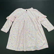 Load image into Gallery viewer, Girls Target, pink cotton casual dress, FUC, size 1, L: 41cm