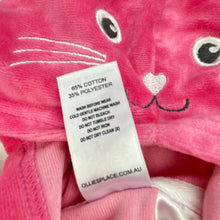 Load image into Gallery viewer, Girls Ollies Place, pink velour hooded coverall / romper, EUC, size 0,  