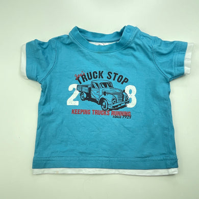 Boys Target, cotton t-shirt / top, FUC, size 00,  