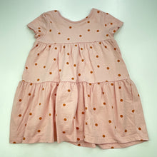 Load image into Gallery viewer, Girls Anko, pink cotton casual dress, FUC, size 1, L: 41cm