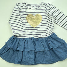 Load image into Gallery viewer, Girls Anko, spliced casual dress, FUC, size 00, L: 36cm