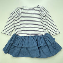 Load image into Gallery viewer, Girls Anko, spliced casual dress, FUC, size 00, L: 36cm