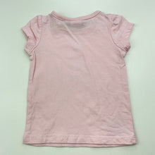Load image into Gallery viewer, Girls Sprout, pink cotton t-shirt top, FUC, size 000,  