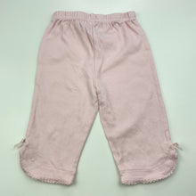 Load image into Gallery viewer, Girls H&amp;T, pink cotton leggings / bottoms, elasticated, GUC, size 00,  
