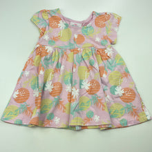 Load image into Gallery viewer, Girls Mango, cotton casual dress, GUC, size 0, L: 38cm