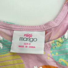 Load image into Gallery viewer, Girls Mango, cotton casual dress, GUC, size 0, L: 38cm