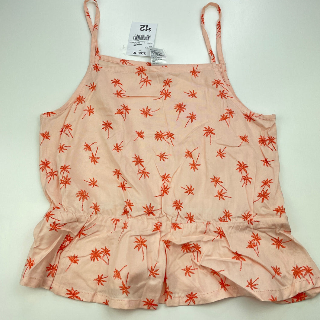 Girls Anko, lightweight casual summer top, NEW, size 12,  