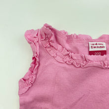Load image into Gallery viewer, Girls H&amp;T, pink cotton top, GUC, size 000,  