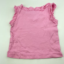 Load image into Gallery viewer, Girls H&amp;T, pink cotton top, GUC, size 000,  