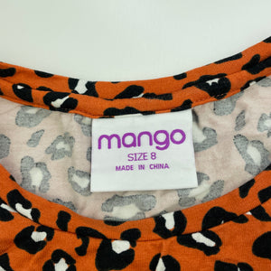 Girls Mango, lightweight stretchy tunic top, L: 67cm (at back), EUC, size 8,  