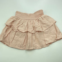 Load image into Gallery viewer, Girls Anko, pink tiered skirt elasticated, L: 29cm, EUC, size 8,  