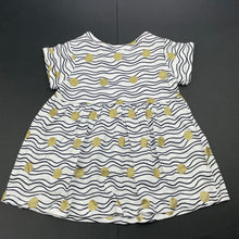 Load image into Gallery viewer, Girls Target, navy &amp; white cotton t-shirt / top, EUC, size 000,  