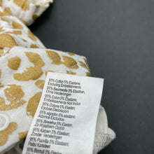 Load image into Gallery viewer, Girls Cotton On, gold animal print romper, EUC, size 000,  