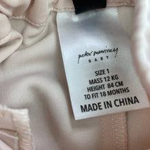 Load image into Gallery viewer, Girls Peter Morrissey, pink lightweight pants, elasticated, Inside leg: 28.5cm, EUC, size 1,  
