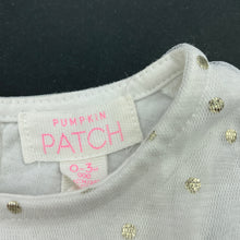 Load image into Gallery viewer, Girls Pumpkin Patch, lined tulle party top, FUC, size 000,  