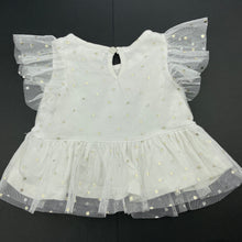 Load image into Gallery viewer, Girls Pumpkin Patch, lined tulle party top, FUC, size 000,  