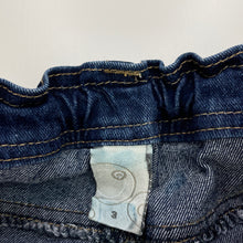 Load image into Gallery viewer, Girls Target, blue stretch denim jeans, adjustable, Inside leg: 36cm, GUC, size 3,  