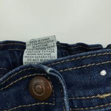 Load image into Gallery viewer, Girls Target, blue stretch denim jeans, adjustable, Inside leg: 36cm, GUC, size 3,  