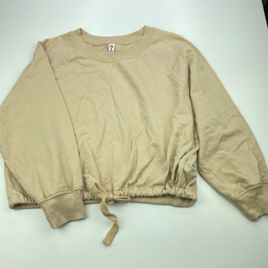 Girls KID, fleece lined lightweight cropped sweater, EUC, size 10,  