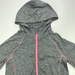 Girls Anko, lightweight zip up hooded top, EUC, size 8,  