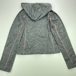 Girls Anko, lightweight zip up hooded top, EUC, size 8,  