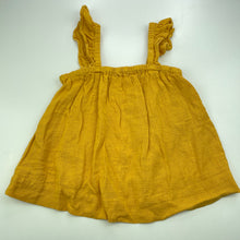 Load image into Gallery viewer, Girls Anko, mustard cotton summer top, EUC, size 8,  