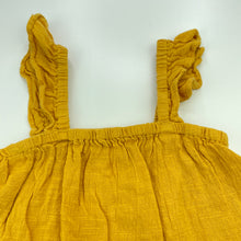 Load image into Gallery viewer, Girls Anko, mustard cotton summer top, EUC, size 8,  