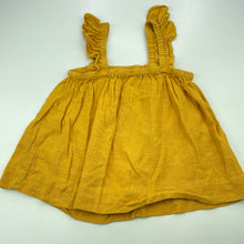 Load image into Gallery viewer, Girls Anko, mustard cotton summer top, EUC, size 8,  