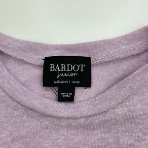 Girls Bardot Junior, lightweight linen / polyester top, GUC, size 7,  