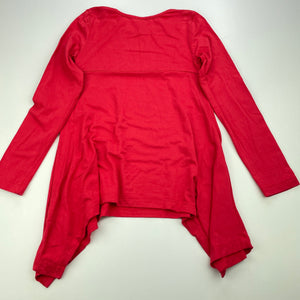 Girls Target, red stretchy long sleeve top, GUC, size 5,  