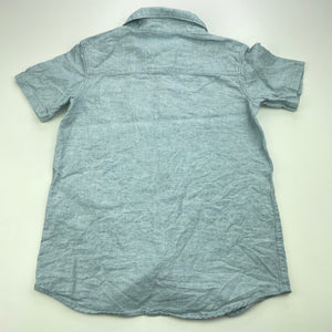 Boys Anko, linen / cotton short sleeve shirt, EUC, size 8,  