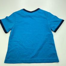 Load image into Gallery viewer, Boys Target, blue cotton t-shirt / top, surf, GUC, size 2,  