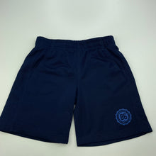 Load image into Gallery viewer, Boys H&amp;T, navy basketball style shorts, elasticated, GUC, size 4,  