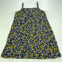 Load image into Gallery viewer, Girls Mango, floral cotton casual summer dress, EUC, size 3, L: 50cm