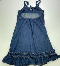 Load image into Gallery viewer, Girls Hi-5, denim casual summer dress, EUC, size 7, L: 77cm